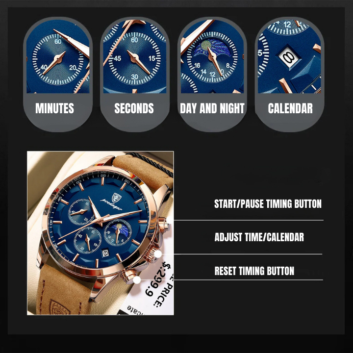 Poedagar Titan, mehrere Stile, 42 mm 