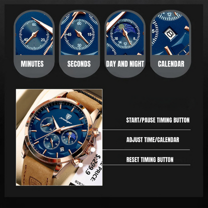 Poedagar Titan, mehrere Stile, 42 mm 