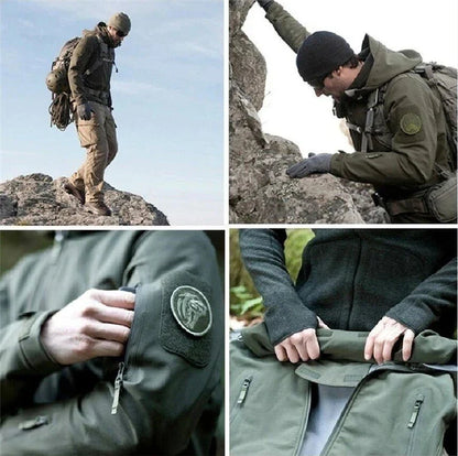 WASSERDICHTE MILITÄRJACKE FÜR HERREN